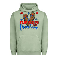 Pigment Oil Green flip flops and freedom Urban Hoodie - BundleAndBundleShop