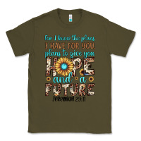 Army Green for i know the plans i have for you plans to give you hope and a futur Classic Tee - JahusDesignShop
