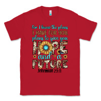 Red for i know the plans i have for you plans to give you hope and a futur Classic Tee - JahusDesignShop
