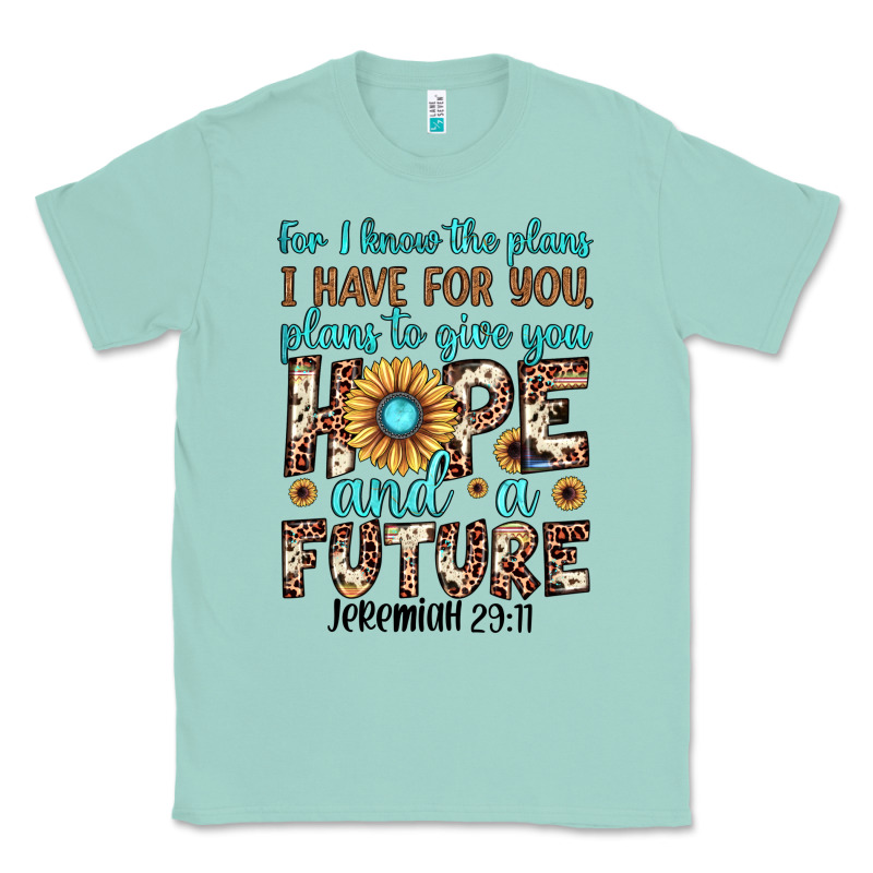 For I Know The Plans I Have For You Plans To Give You Hope And A Futur Classic Tee by JahusDesignShop | Teevron