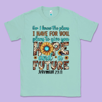 For I Know The Plans I Have For You Plans To Give You Hope And A Futur Classic Tee Designed By Jahusdesignshop