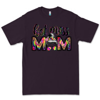 Plum hot mess mom messy bun Premium Tee - JahusDesignShop
