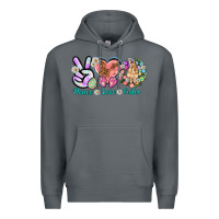 Rock Peace love Easter Day Premium Hoodie - HowdyJamesFarm