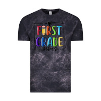 Cloud Black 1st grade vibes Vintage Tee - MaliasSmallBusiness