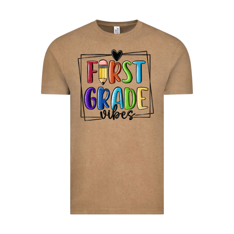 1st Grade Vibes Vintage Tee by MaliasSmallBusiness | Teevron