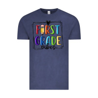 Vintage Denim 1st grade vibes Vintage Tee - MaliasSmallBusiness