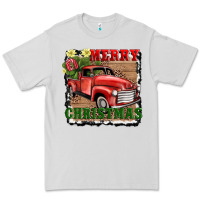 Dove Grey merry christmas with truck Premium Tee - AdoDesignShop