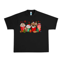 Black christmas sloth coffee cups Urban Heavy Tee - MaliasSmallBusiness