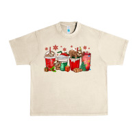 Sandshell christmas sloth coffee cups Urban Heavy Tee - MaliasSmallBusiness