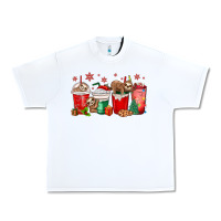 White christmas sloth coffee cups Urban Heavy Tee - MaliasSmallBusiness