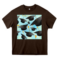 Chocolate Brown graduation cap seamless pattern Heavy Core Tee - BundleAndBundleShop