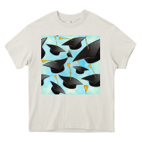Cream graduation cap seamless pattern Heavy Core Tee - BundleAndBundleShop