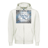 Oatmeal Heather feeling kinda idgaf ish today with leopard and gli Zipper Hoodie - TumblerDesignByShophia