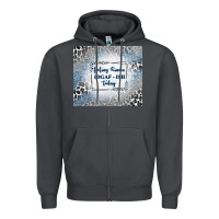 Smoke feeling kinda idgaf ish today with leopard and gli Zipper Hoodie - TumblerDesignByShophia