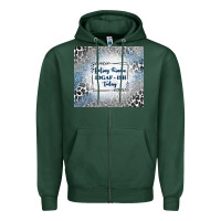 Sports Green feeling kinda idgaf ish today with leopard and gli Zipper Hoodie - TumblerDesignByShophia