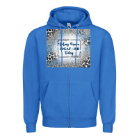 True Royal feeling kinda idgaf ish today with leopard and gli Zipper Hoodie - TumblerDesignByShophia