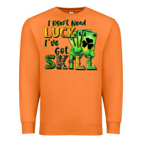 Carrot I don't need luck i've got skill Premium Sweatshirt - CowGirlArtShop