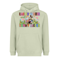 Matcha Easter wishes and bunny kisses Easter gnomies  Eas Heavyweight Hoodie - CowGirlArtShop