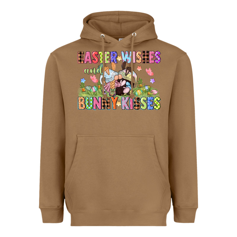 Easter Wishes And Bunny Kisses Easter Gnomies  Eas Heavyweight Hoodie by CowGirlArtShop | Teevron