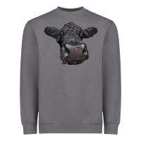 Storm Black Angus Heifer Heavyweight Sweatshirt - LillyAllenDesigns