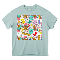 Arona back to school seamless pattern Heavy Core Tee - BundleAndBundleShop