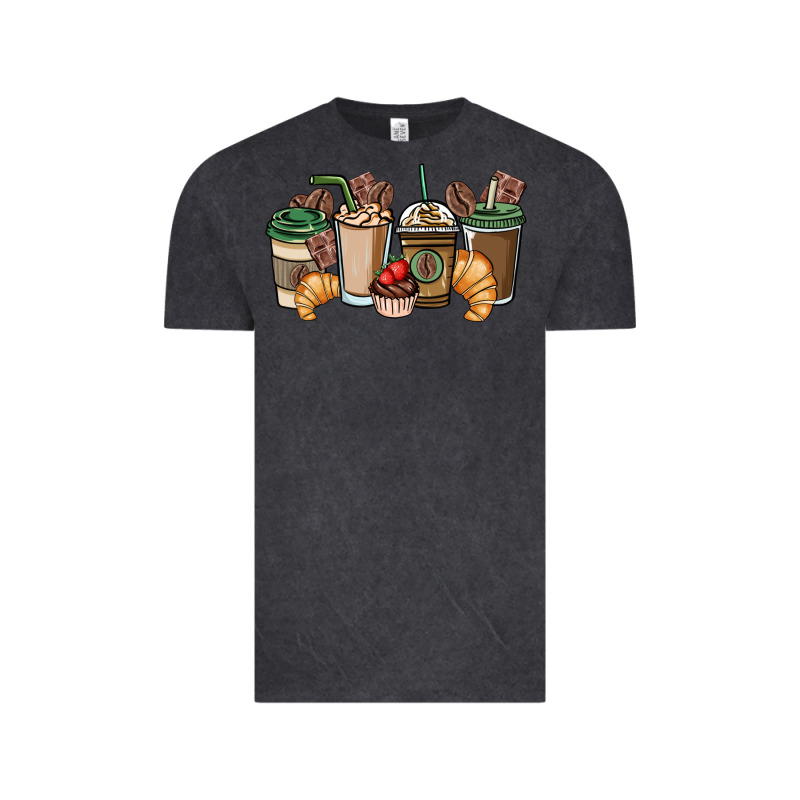 Coffee Coffee Cups Vintage Tee by NancyCooperArtShop | Teevron
