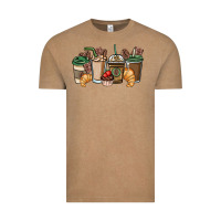 Vintage Coffee coffee coffee cups Vintage Tee - NancyCooperArtShop