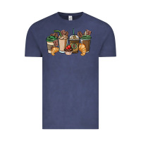 Vintage Denim coffee coffee cups Vintage Tee - NancyCooperArtShop