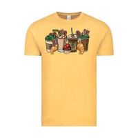 Vintage Mustard coffee coffee cups Vintage Tee - NancyCooperArtShop