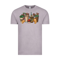 Vintage Zinc coffee coffee cups Vintage Tee - NancyCooperArtShop