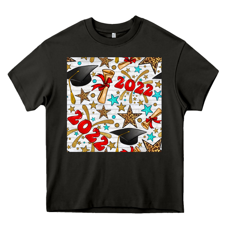 Graduation 2022 Seamless Pattern Heavy Core Tee by BundleAndBundleShop | Teevron