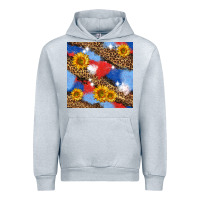 Heather Grey western 4th of july seamless pattern Urban Hoodie - BundleAndBundleShop