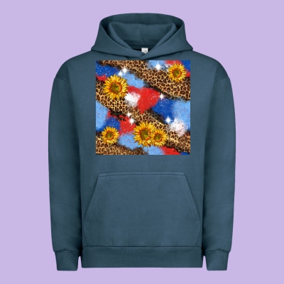 Western 4th Of July Seamless Pattern Urban Hoodie Designed By Bundleandbundleshop