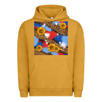 Pigment Peanut Butter western 4th of july seamless pattern Urban Hoodie - BundleAndBundleShop