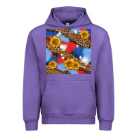 Tulip western 4th of july seamless pattern Urban Hoodie - BundleAndBundleShop