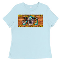 Baby Blue joy license plate Ladies Tee - Artiststas