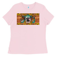 Bubblegum Pink joy license plate Ladies Tee - Artiststas