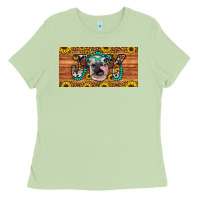 Matcha joy license plate Ladies Tee - Artiststas
