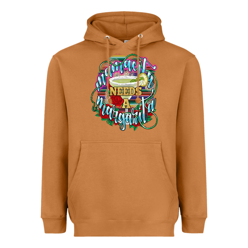 Mamacita Needs A Margarita Mexico Heavyweight Hoodie by HowdyJamesFarm | Teevron