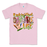 Bubblegum Pink rockin that daycare life Classic Tee - NancyCooperArtShop