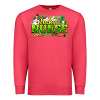 Cardinal Lucky Nurse St. Patrick's Day Premium Sweatshirt - HowdyJamesFarm