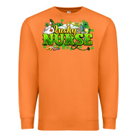 Carrot Lucky Nurse St. Patrick's Day Premium Sweatshirt - HowdyJamesFarm