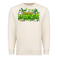 Sandshell Lucky Nurse St. Patrick's Day Premium Sweatshirt - HowdyJamesFarm