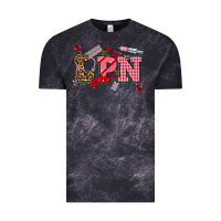 Cloud Black valentinesday lpn Vintage Tee - NancyCooperArtShop