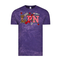 Cloud Purple valentinesday lpn Vintage Tee - NancyCooperArtShop