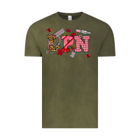 Vintage Olive valentinesday lpn Vintage Tee - NancyCooperArtShop