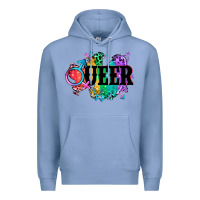 Colony Blue Queer Premium Hoodie - CowGirlArtShop