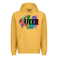 Mustard Queer Premium Hoodie - CowGirlArtShop