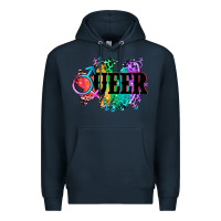 Navy Queer Premium Hoodie - CowGirlArtShop