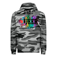 Slate Camo Queer Premium Hoodie - CowGirlArtShop